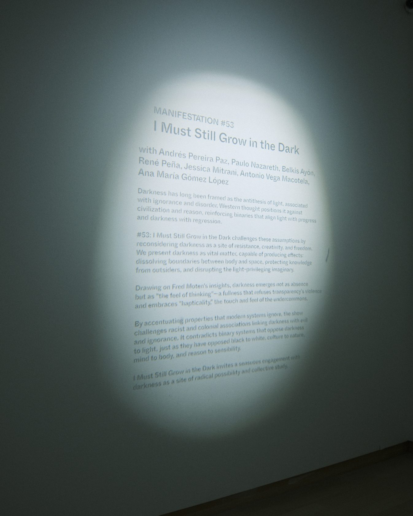 #71 opening – I Must Still Grow in the Dark